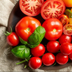 mit Tomaten