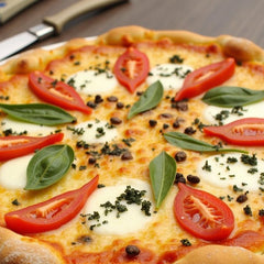 Pizza Mozarella al Basilikum