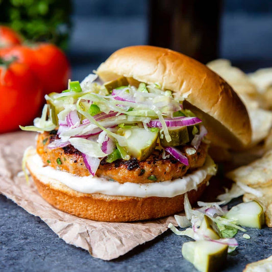 Grilled Chicken Burger Menü