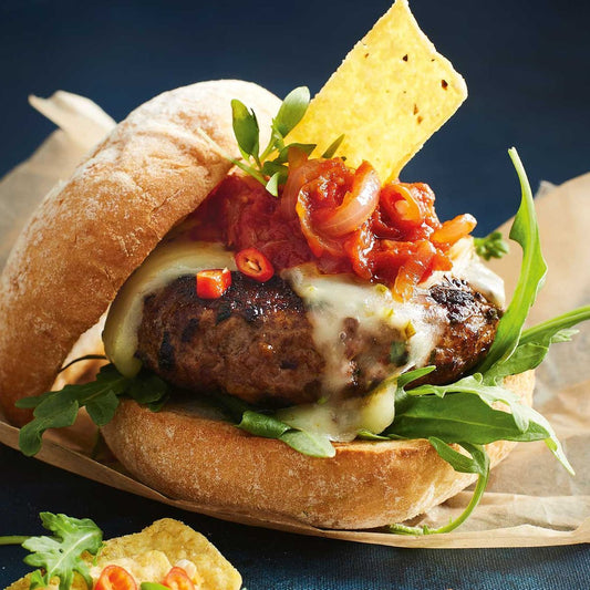 Mexican Fire Burger Menü