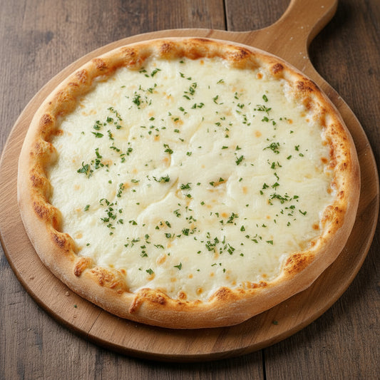 Pizzabrot mit Butter und Mozzarella