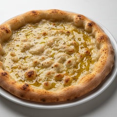 Pizzabrot mit Sahne und Olivenöl