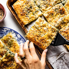 Veggie Vegetables in the Yufka with Soft Cheese