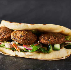 Falafel in flatbread